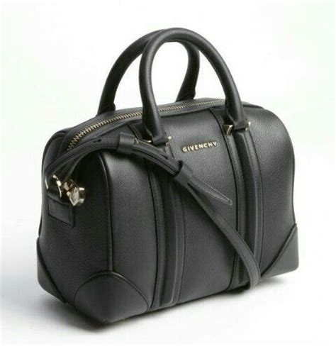 givenchy black leather mini duffle bag|givenchy black leather bag.